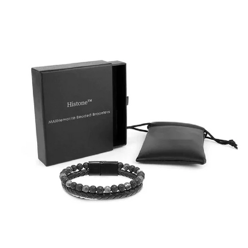 (🔥LAST DAY SALE-80% OFF) Histone™ Stone Leather Beaded Bracelet
