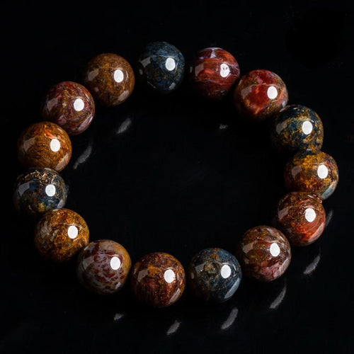 🎅 Early Xmas Sales 🎄 Natural Fire Agate Bracelet(🔥🔥newest style)