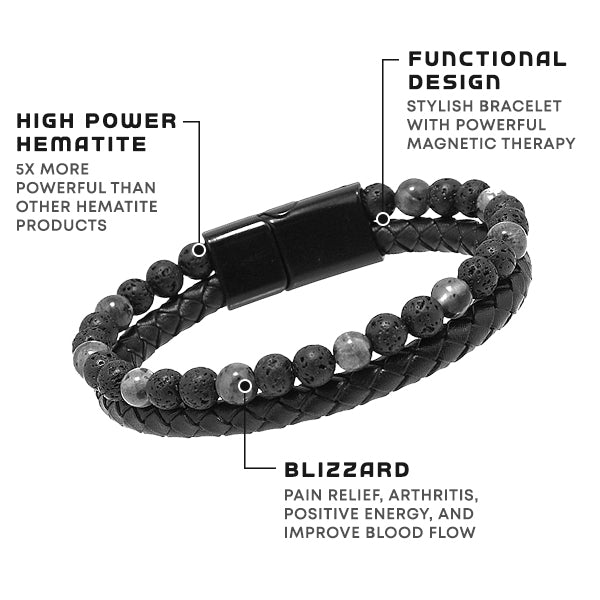 (🔥LAST DAY SALE-80% OFF) Histone™ Stone Leather Beaded Bracelet