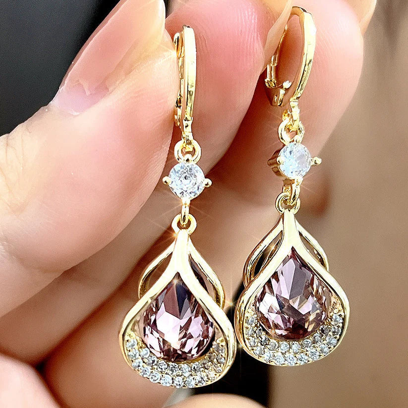 (Limited Time Discount 🔥 Last Day)Lymphatic Zircon earrings
