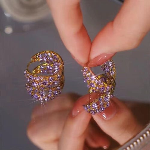 (Limited Time Discount 🔥 Last Day)🍇Lymphatic Zircon earrings🍇