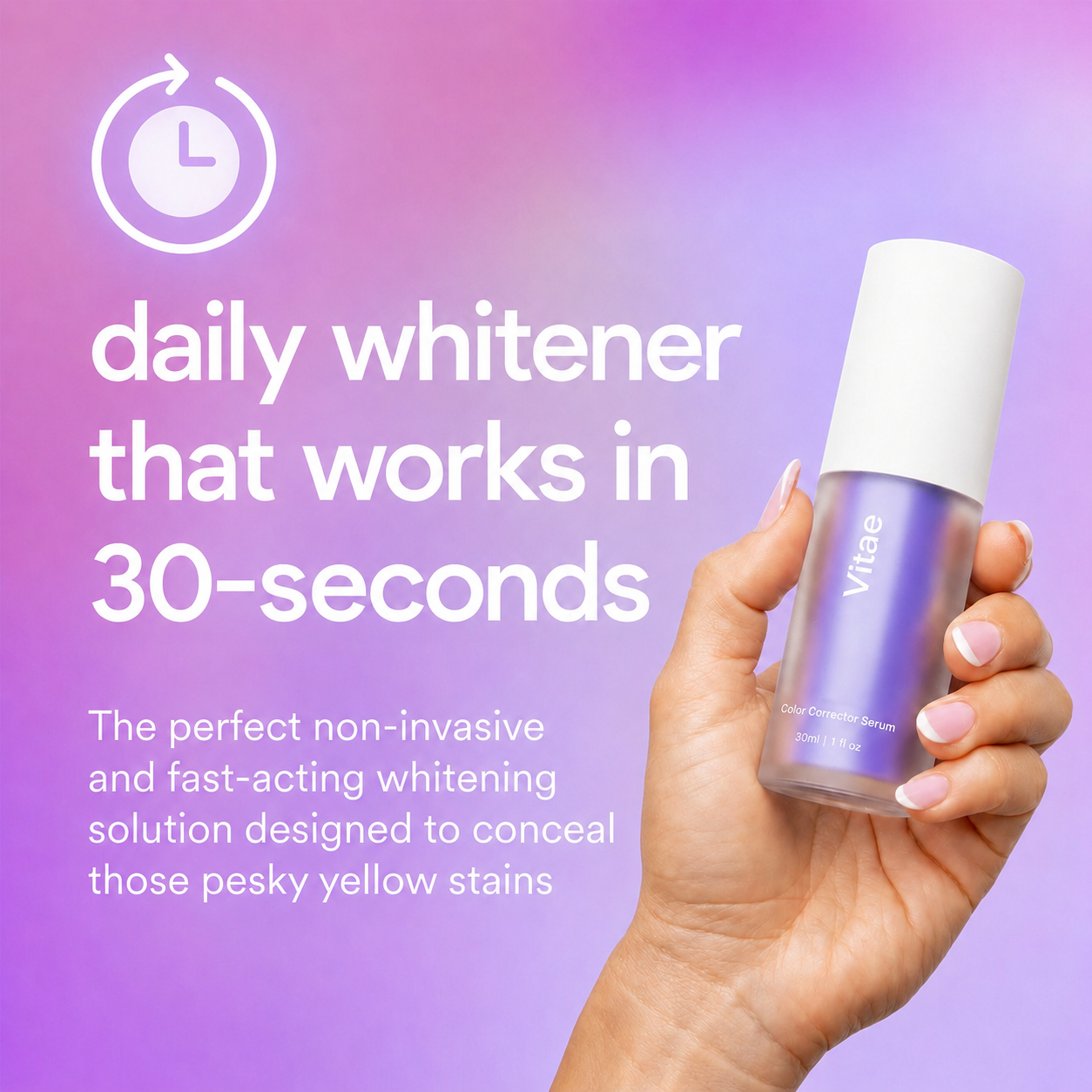 Vitae Teeth Whitening Colour Corrector Serum 30ml