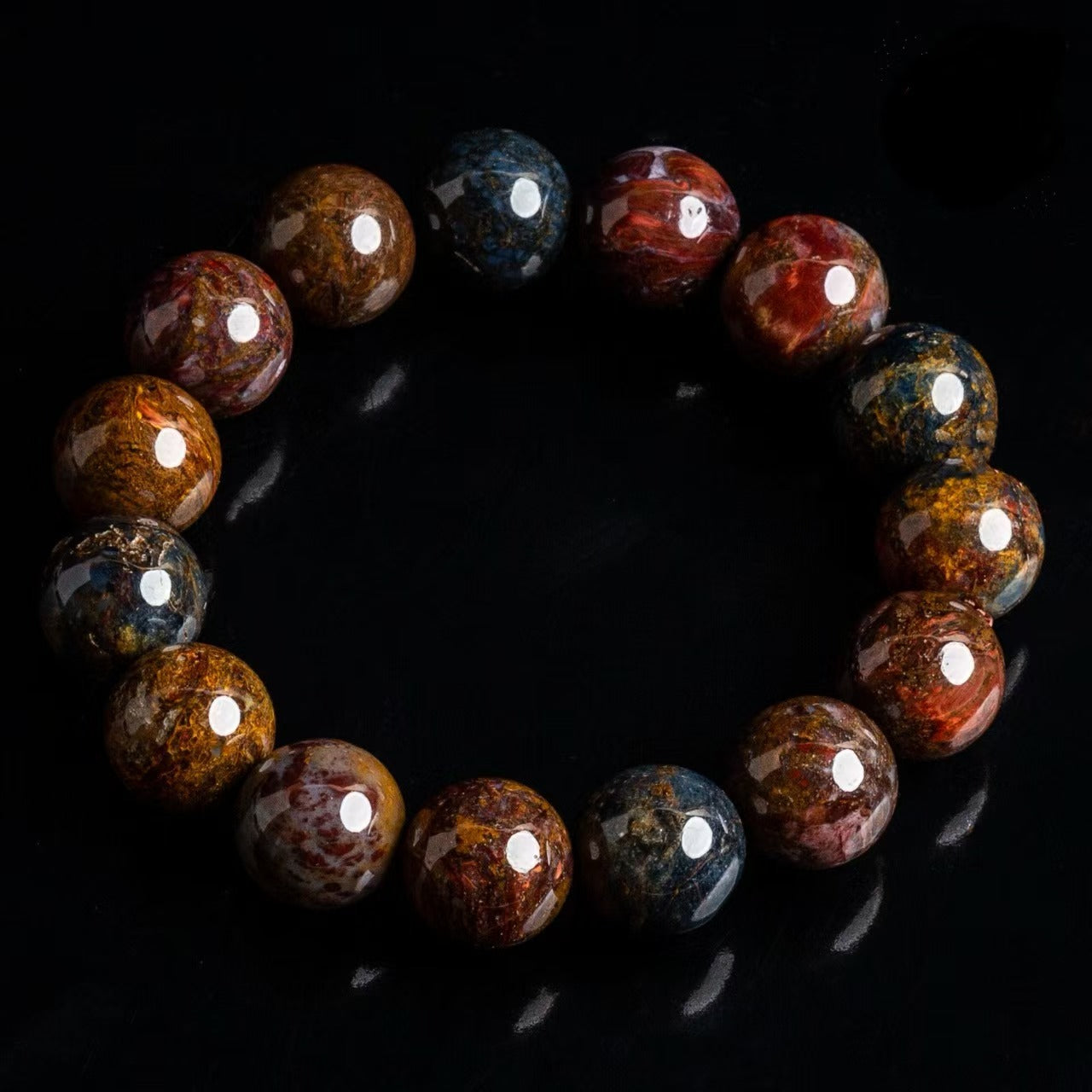 🎅 Early Xmas Sales 🎄 Natural Fire Agate Bracelet(🔥🔥newest style)