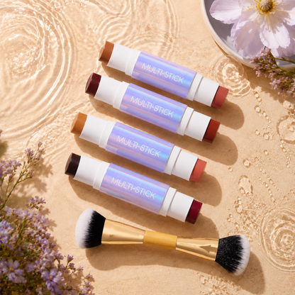 💅🏼Natural color Double Ended Cream Blush and Bronzer Stick with Brush