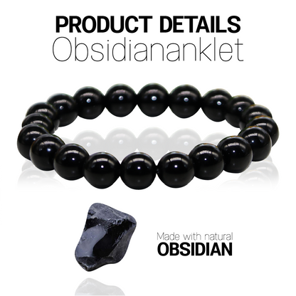 🔥🔥AntiSwelling Black Obsidian SlimmingAnklet