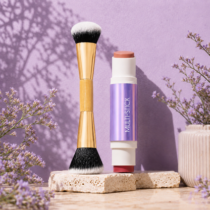 💅🏼Natural color Double Ended Cream Blush and Bronzer Stick with Brush